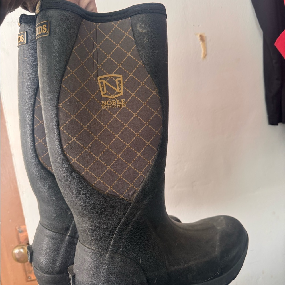 Noble Outfitters Black and Gold Boots